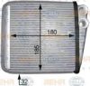 HELLA 8FH 351 315-771 Heat Exchanger, interior heating